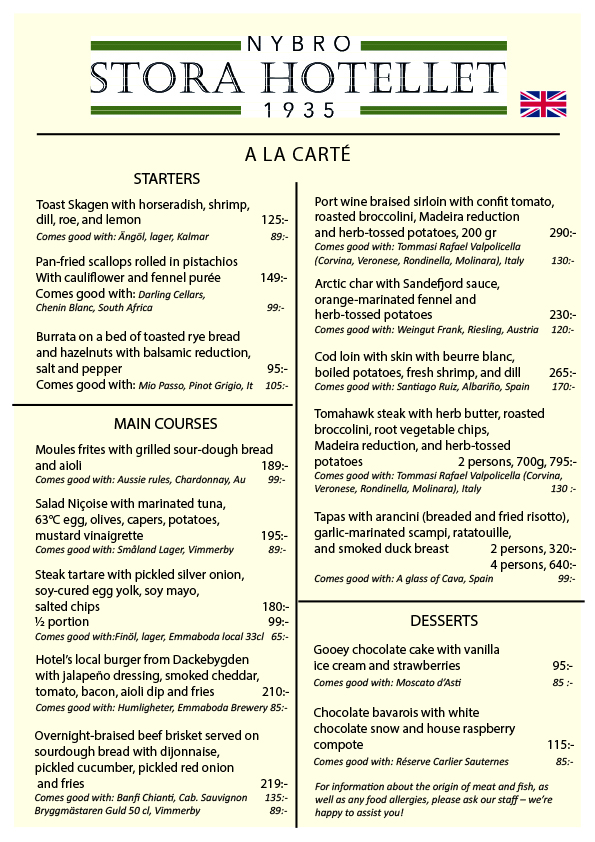 a la carte